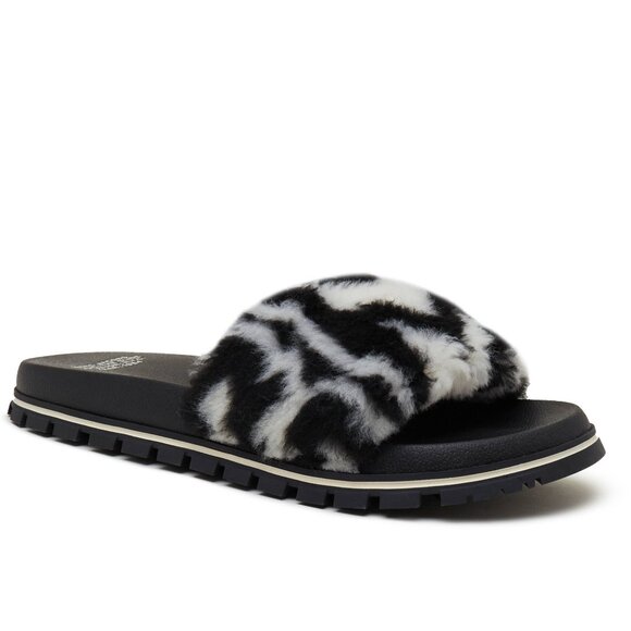 Marc Jacobs The Monogram Teddy Slide – Black/Ivory - Picture 3 of 11